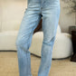 Judy Blue Full Size High Waist Distressed Straight Jeans