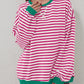 Contrast Striped Long Sleeve Sweatshirt