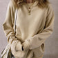 Round Neck Long Sleeve Sweatshirt