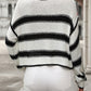 Striped Round Neck Long Sleeve Sweater