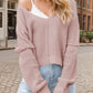 V-Neck Long Sleeve Sweater