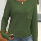 Round Neck Long Sleeve Sweater