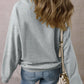 Round Neck Long Sleeve Sweatshirt