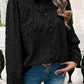 Frill Round Neck Long Sleeve Shirt