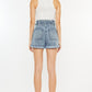 Kancan Ultra High Rise Paperbag Denim Shorts