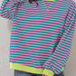 Striped Round Neck Long Sleeve T-Shirt