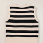 Color Block Round Neck Sweater Vest