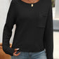 Round Neck Long Sleeve Sweater